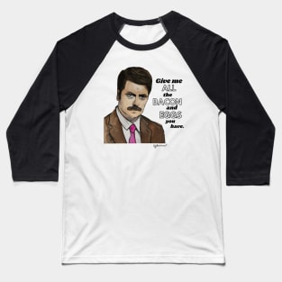 Ron Swanson Baseball T-Shirt